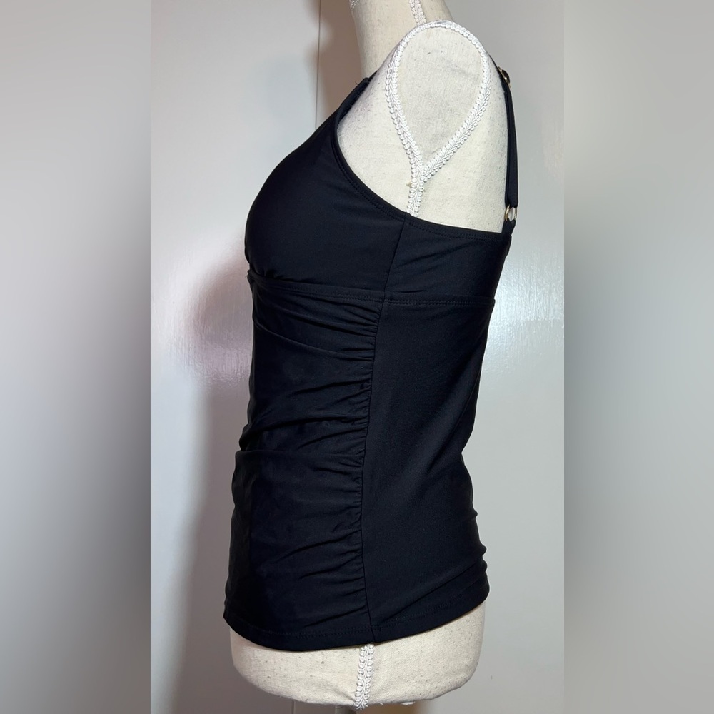 Alex Marie Tankini Swim Top Women’s Size 8 Black Adjustable Straps - Picture 3 of 8